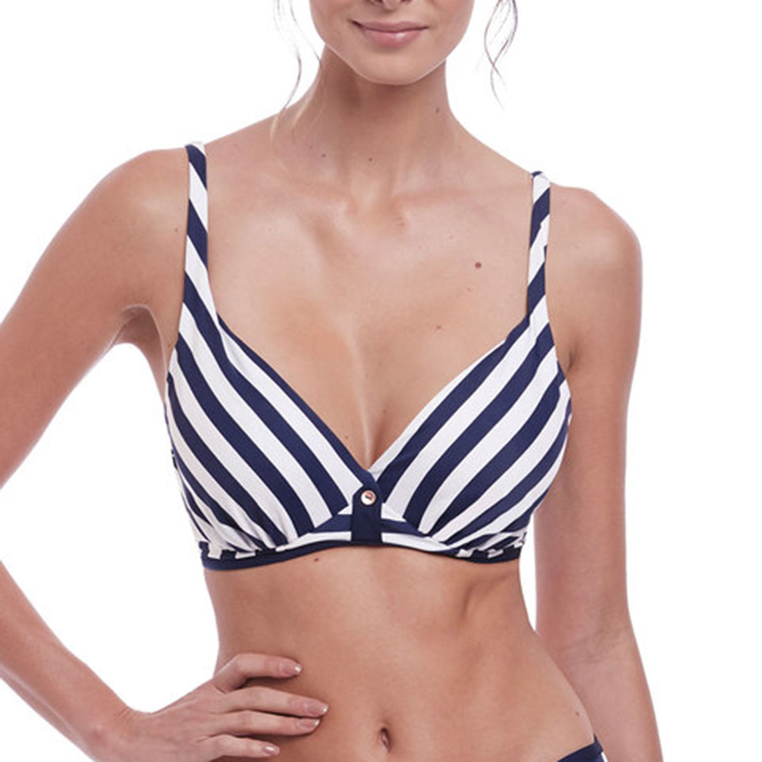 Cote D Azur Plunge Bikini Top