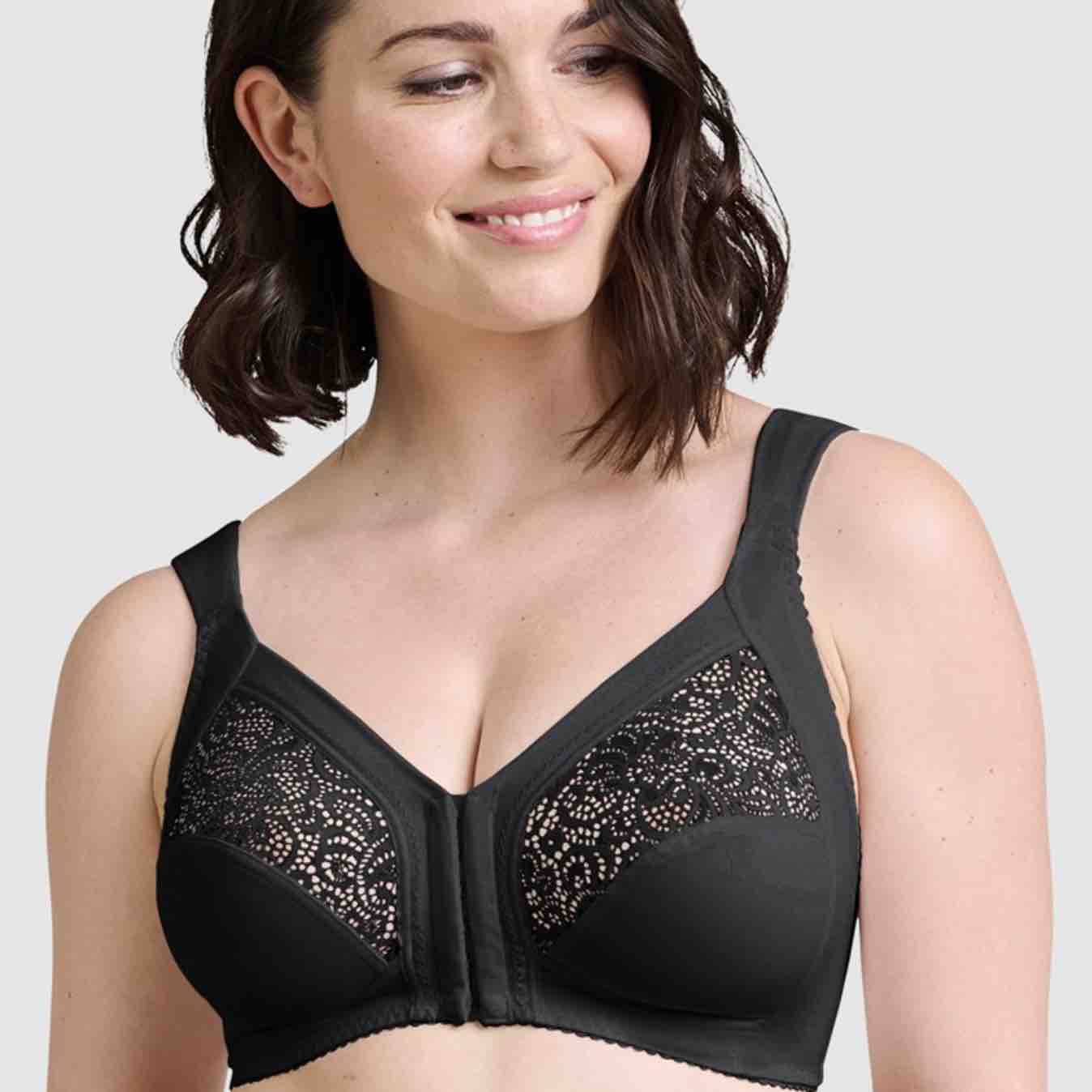 18 Hour 'Easier On' Front-Close Wirefree Bra With Flex Back, 41% OFF